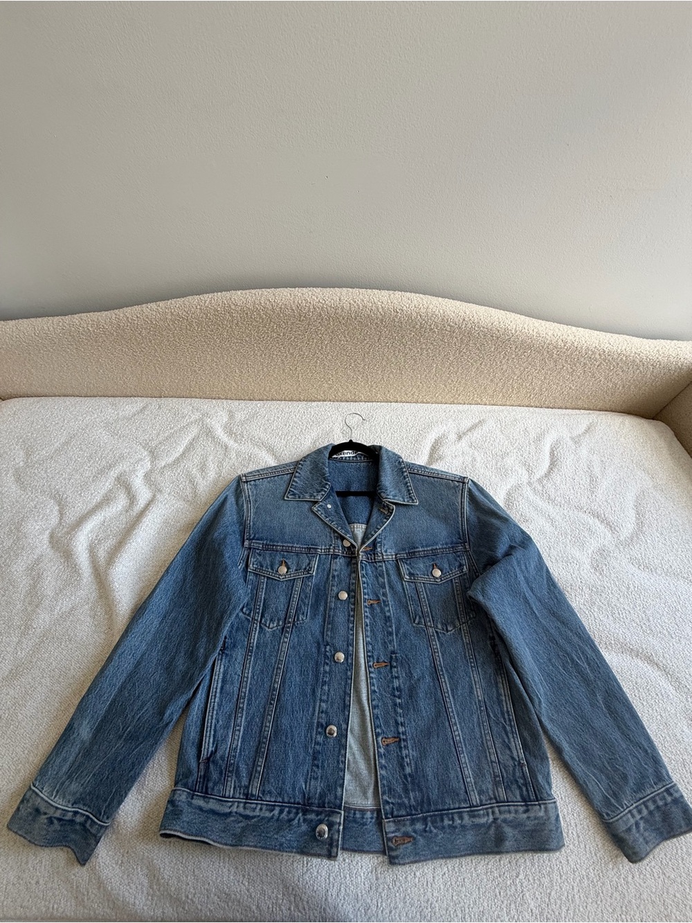 Alexander Wang Cropped Denim Jacket Size S